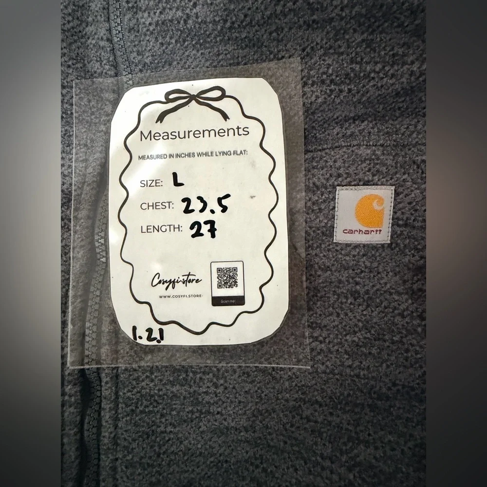 NWT Carhartt Relaxed Fit Full Zip Jacket size L